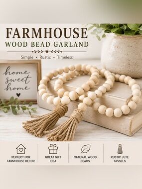 Farmhouse Bead Garland